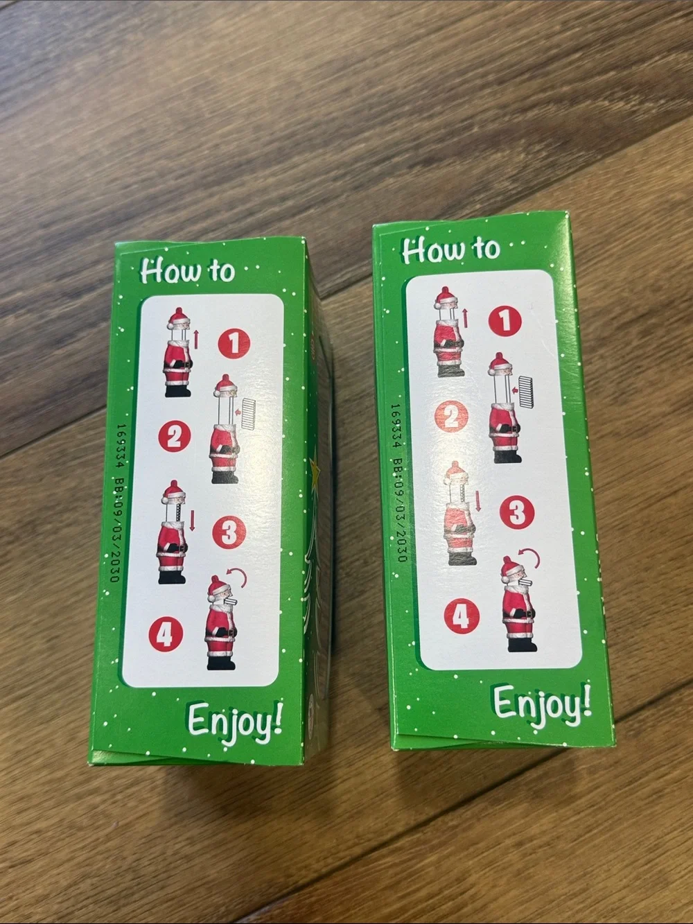 Limited Edition Red Santa Ornament Dispenser(2)